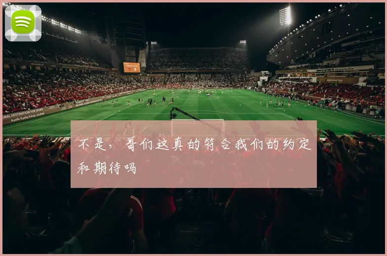 不是，哥们这真的符合我们的约定和期待吗